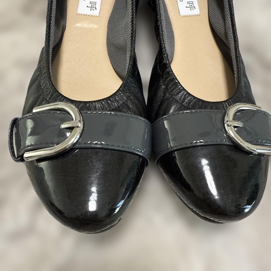 試し履きのみ　卑弥呼　パンプス　ブラック