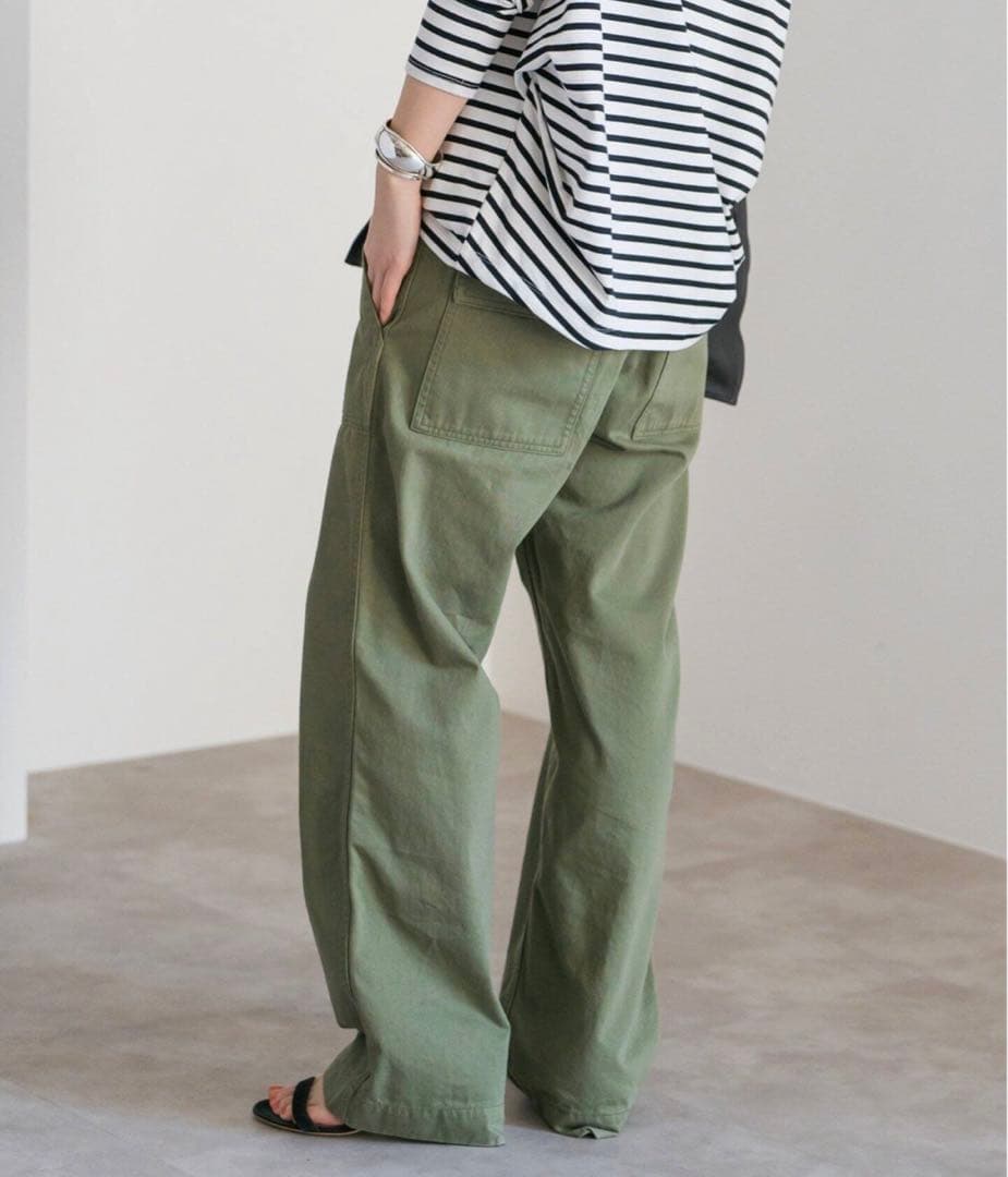 【新品未使用】Spick and spanルーズベイカーパンツ38