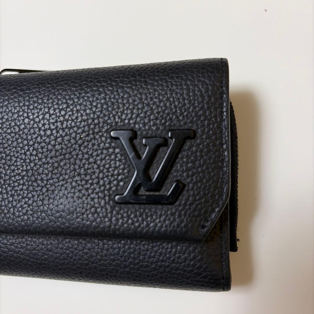 [箱/袋付] ヴィトン アエログラム パイロット 財布 コンパクト　三つ折り