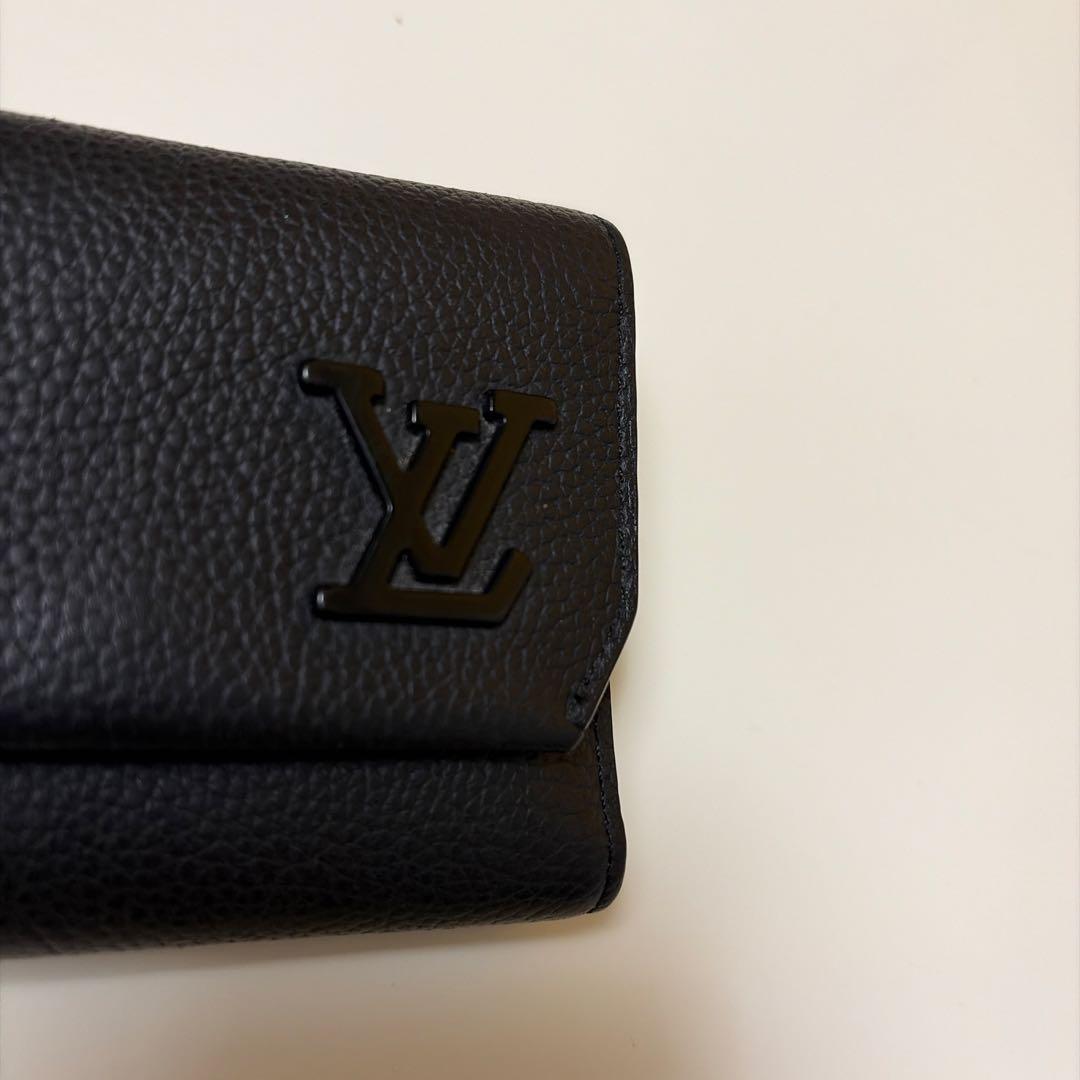 [箱/袋付] ヴィトン アエログラム パイロット 財布 コンパクト　三つ折り