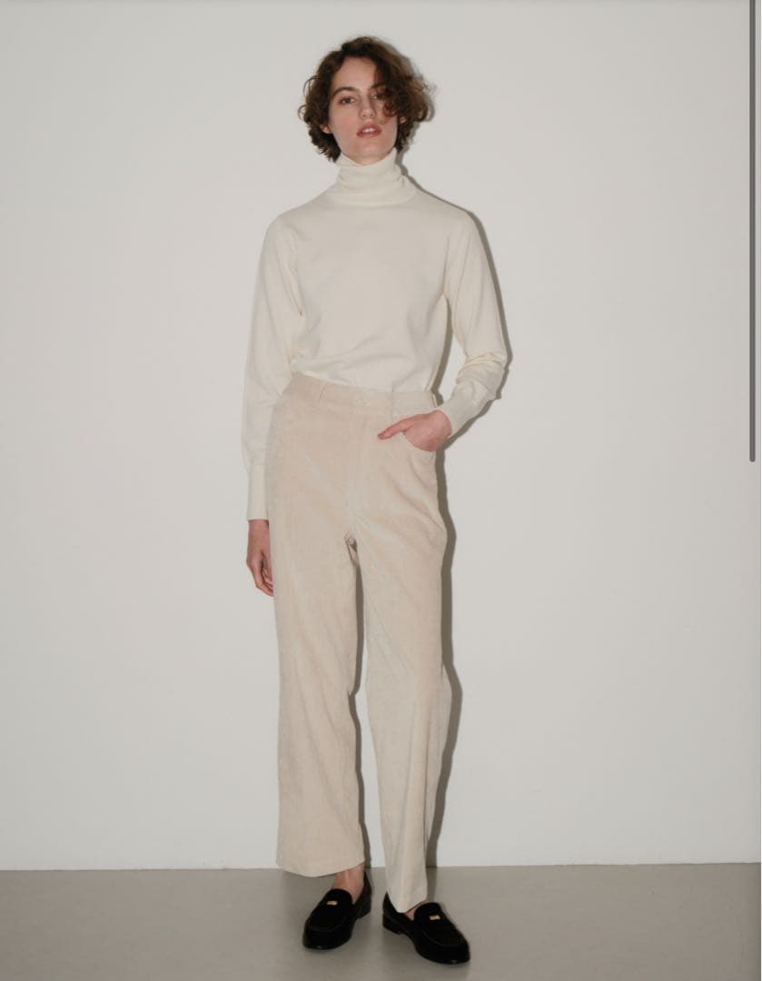 ぽ*♪様 OHGA CORDUROY PANTS お直しあり Sサイズ