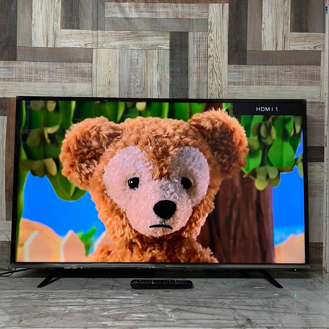 全国送料込❣️Hisense49型地デジ・BS CS液晶TV外付HDD裏録画対応