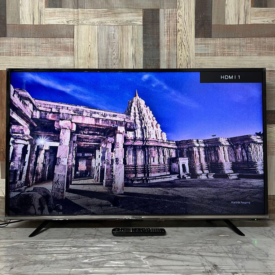 全国送料込❣️Hisense49型地デジ・BS CS液晶TV外付HDD裏録画対応