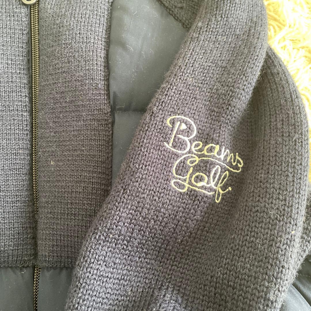 BEAMS GOLF ネイビー ダウンセーター