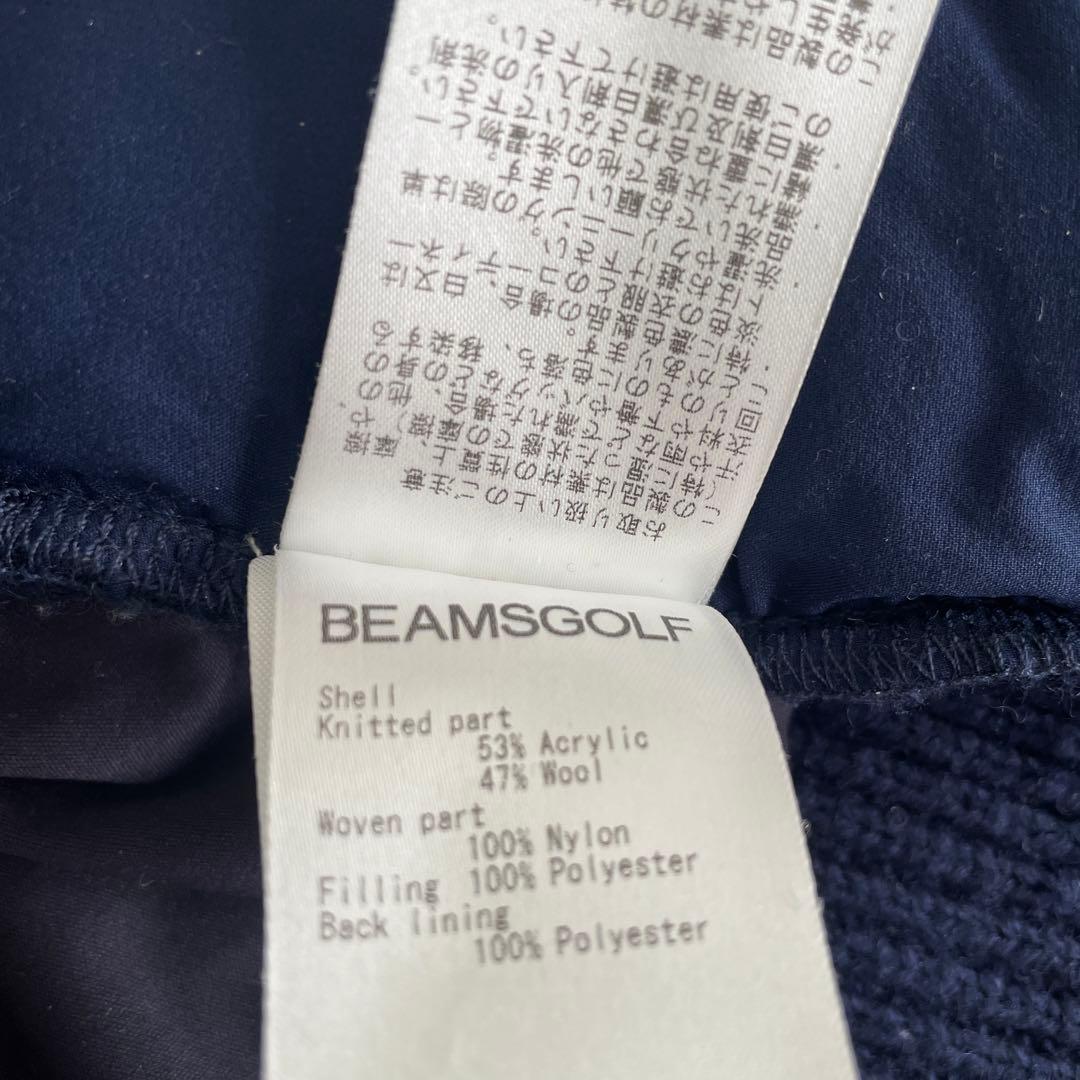 BEAMS GOLF ネイビー ダウンセーター