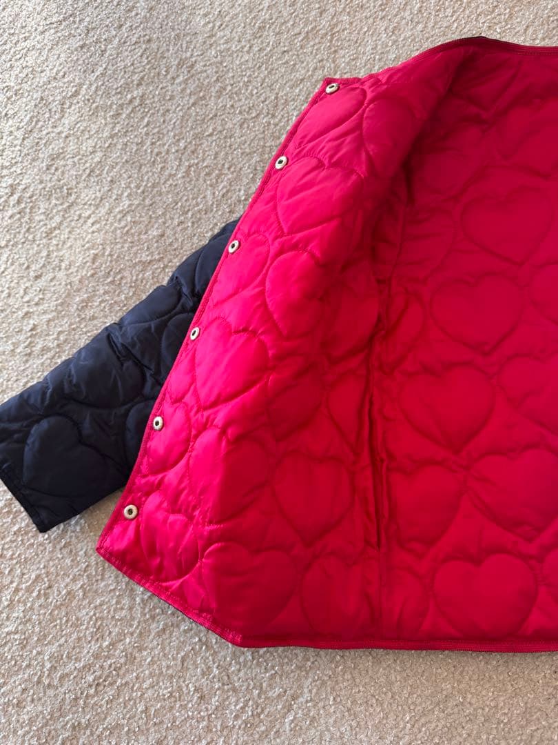 JACADI ハート型キルティングジャケット　10A