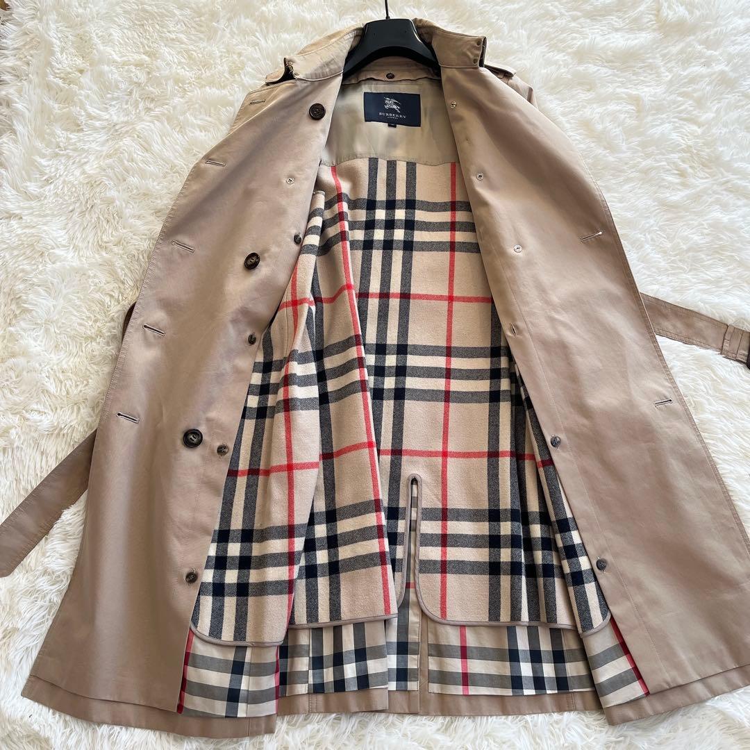 極美品　バーバリー　トレンチコート　ベージュ　ライナー　ノバチェック　ベルト
