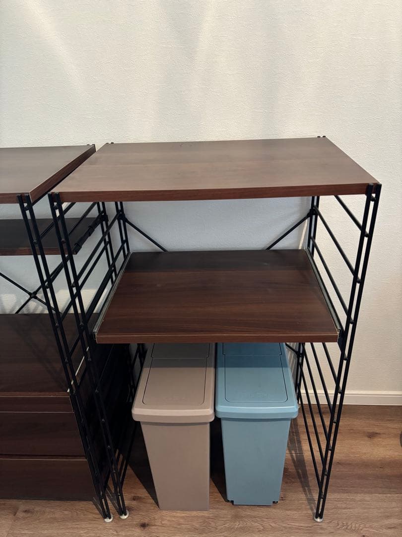 ベルメゾン　レンジボード スライド棚付き