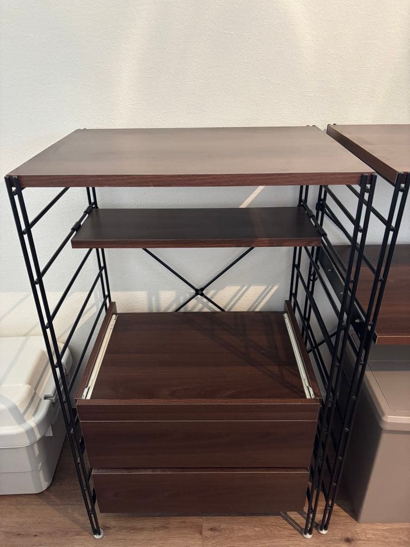 ベルメゾン　レンジボード スライド棚付き