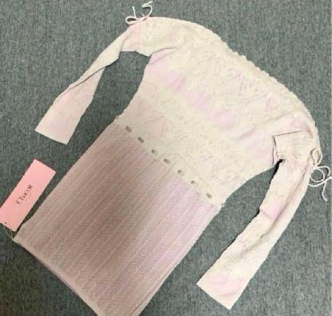 新品、Chacott チャコット ノーソーイングニット、M、パープル