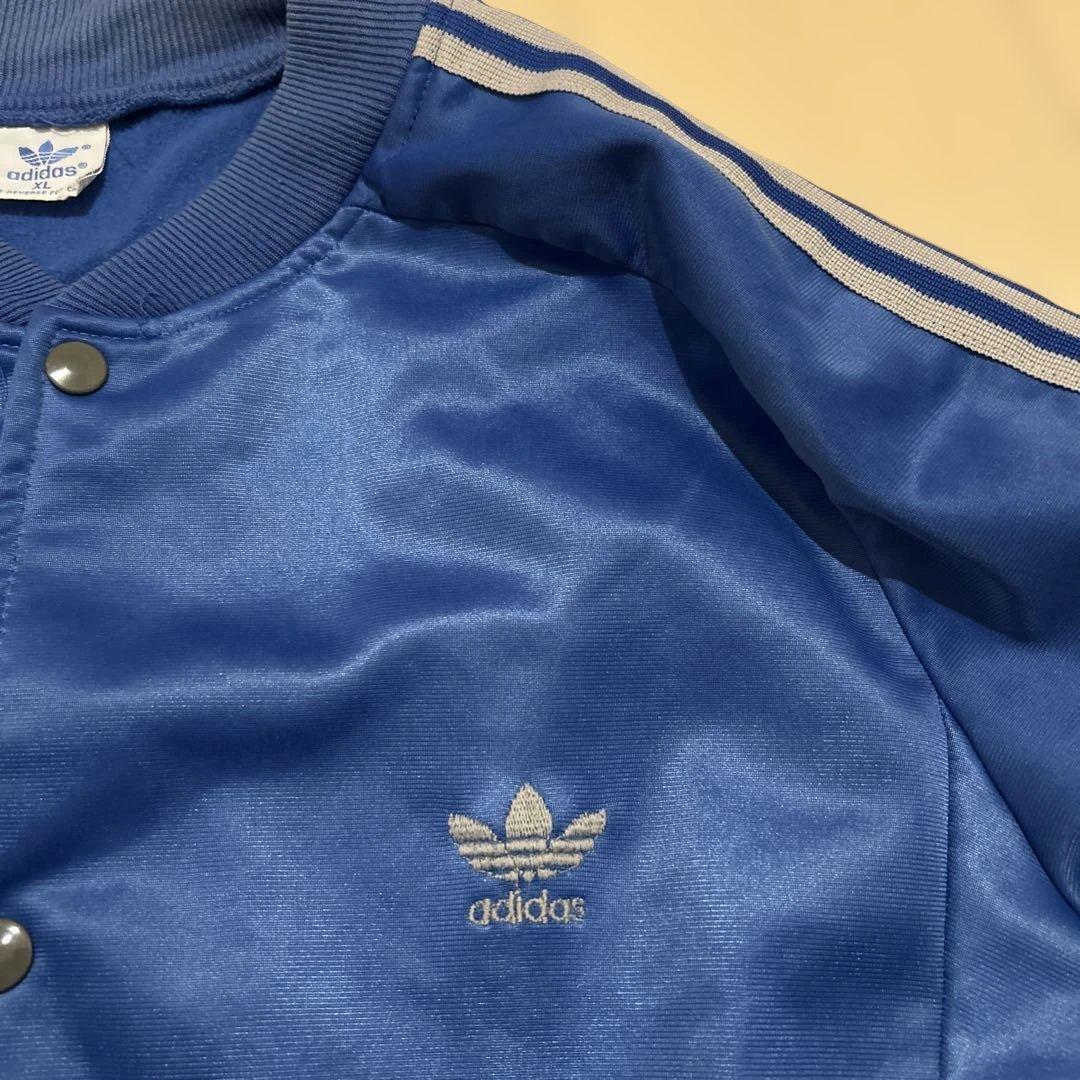 80s adidas スナップボタン ジャージ トラックジャケット