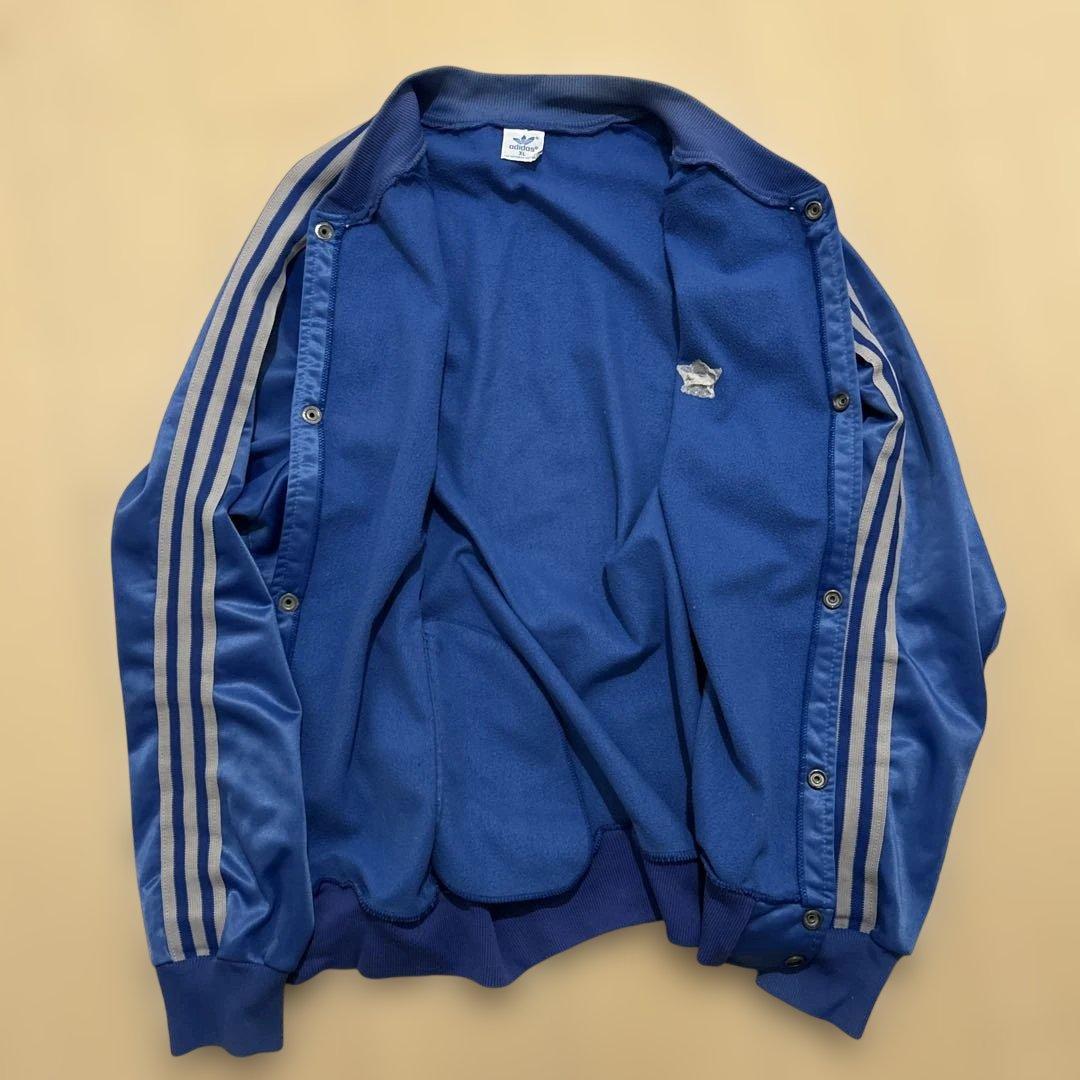 80s adidas スナップボタン ジャージ トラックジャケット