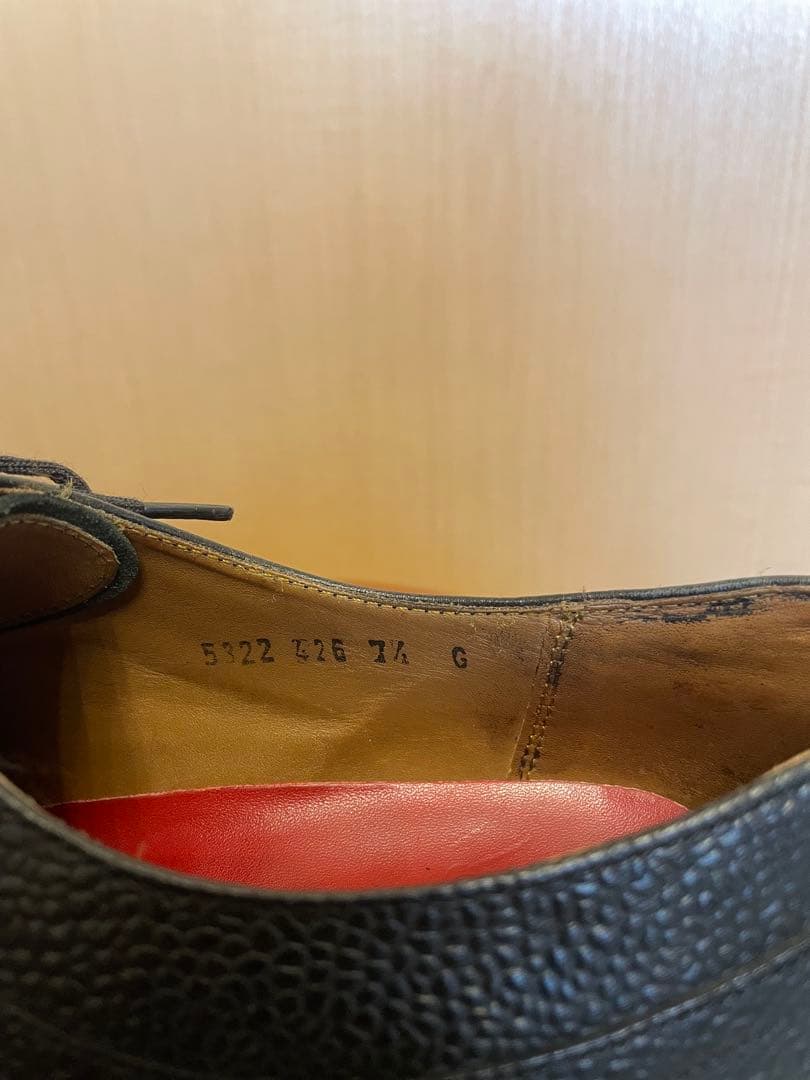 GRENSON グレンソン Uチップレザーシューズブーツ 黒 シューキーパー付属