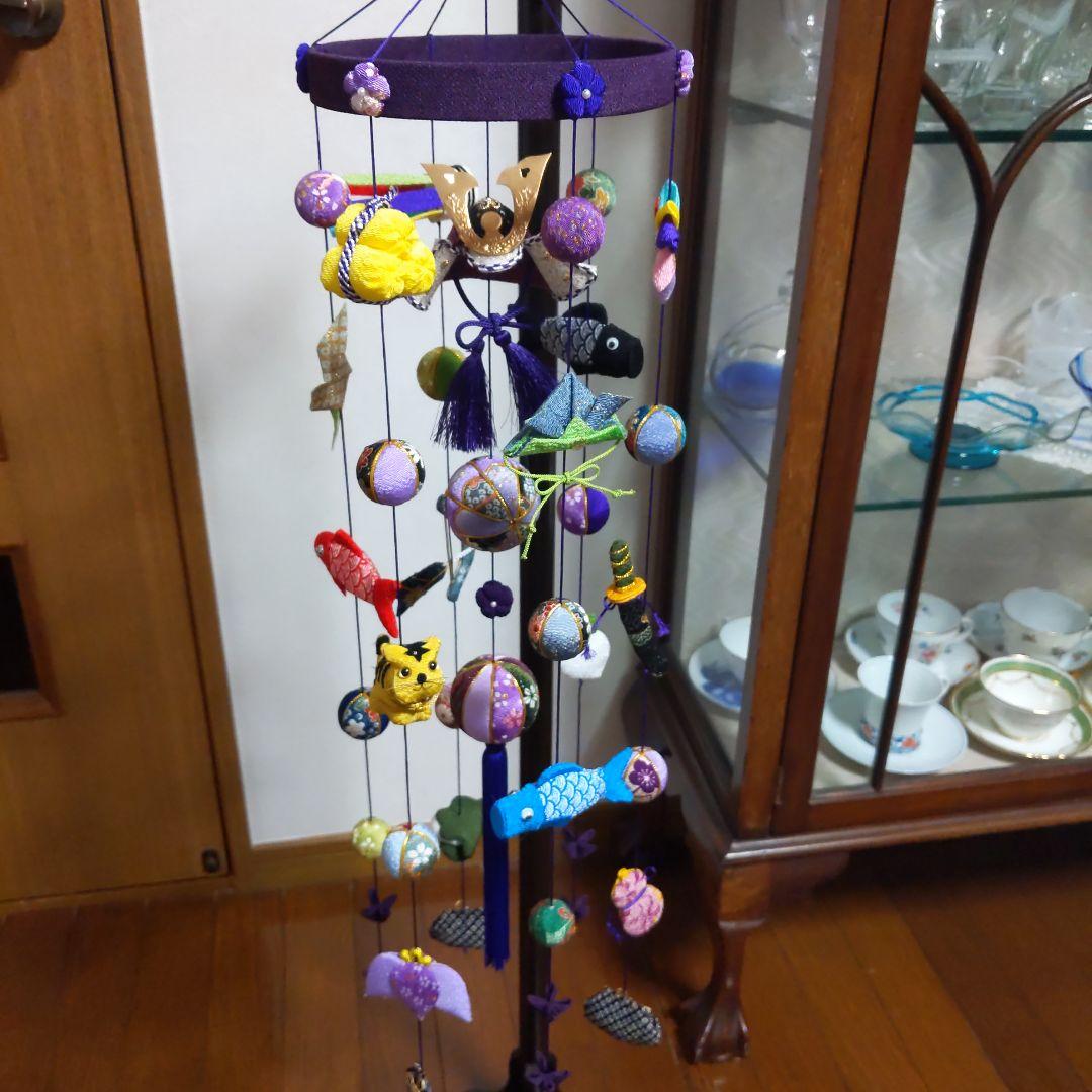 ちりめん細工　端午の節句下げ飾り(大)