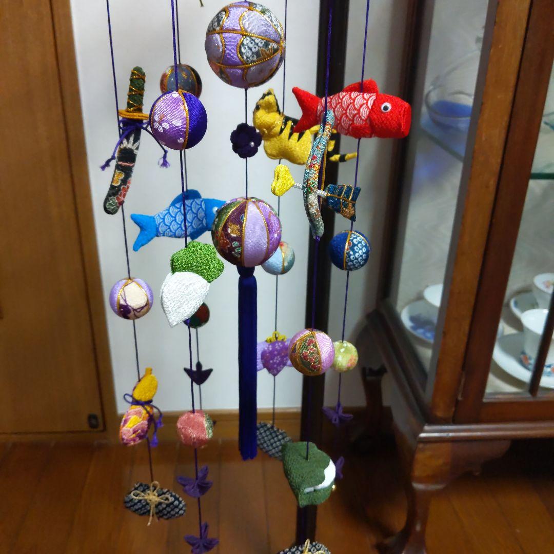 ちりめん細工　端午の節句下げ飾り(大)