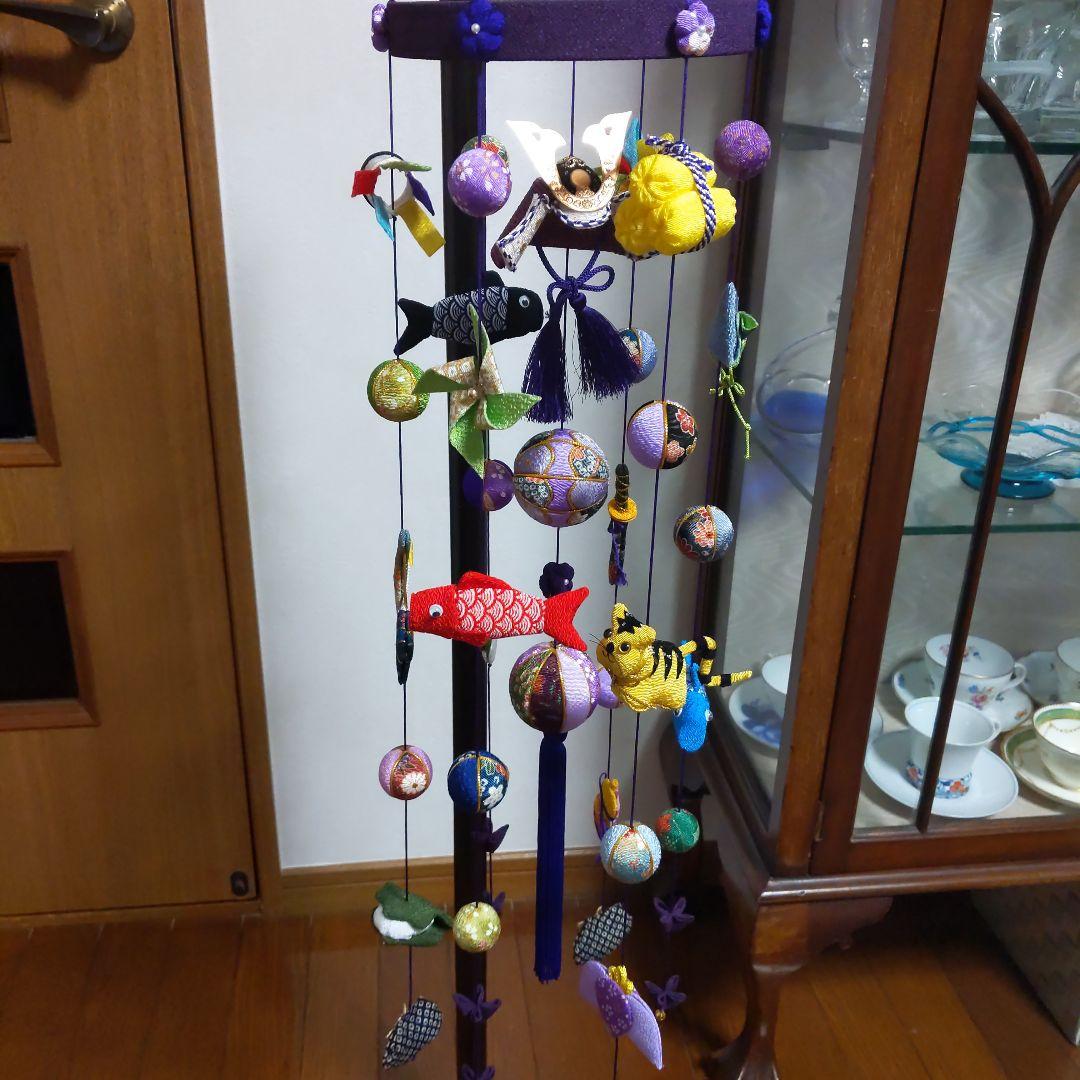 ちりめん細工　端午の節句下げ飾り(大)