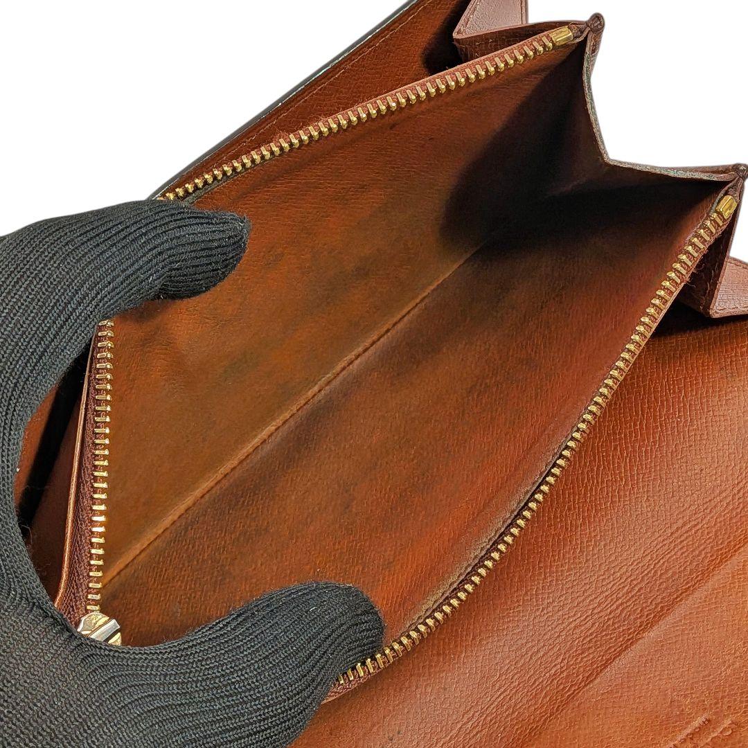 良品 ルイヴィトン モノグラム ポシェット ポルトモネ クレディ 967