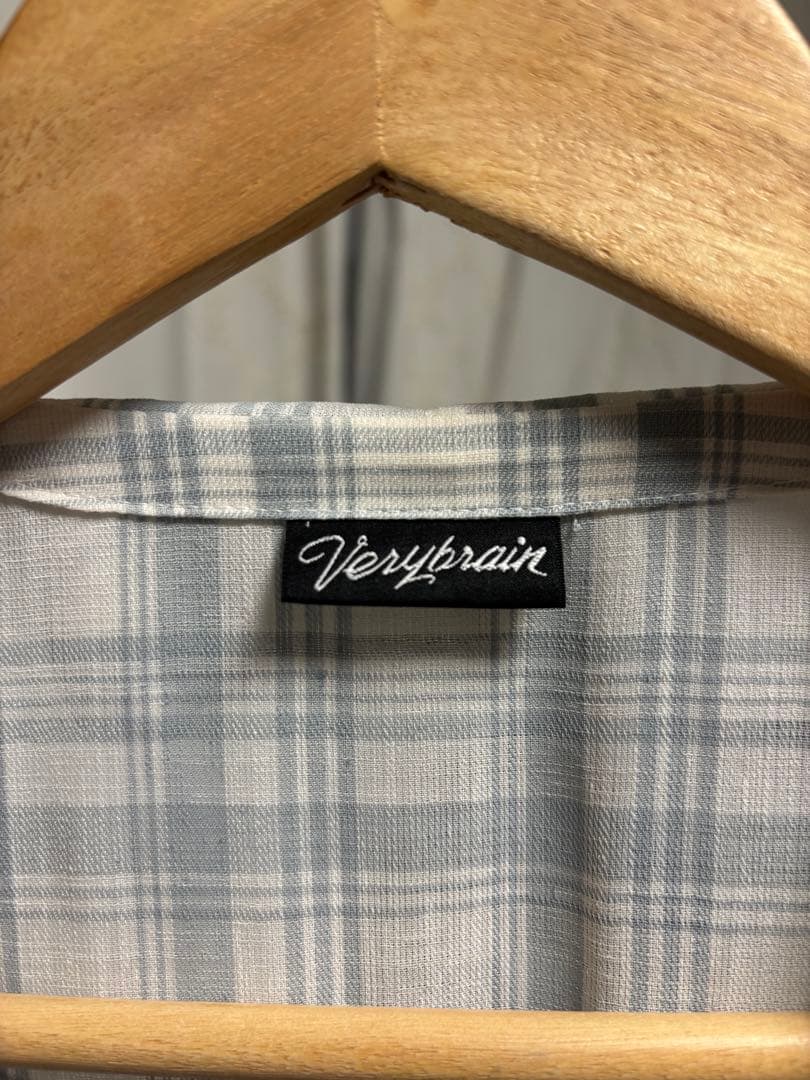 verybrain チェック柄ロンパース