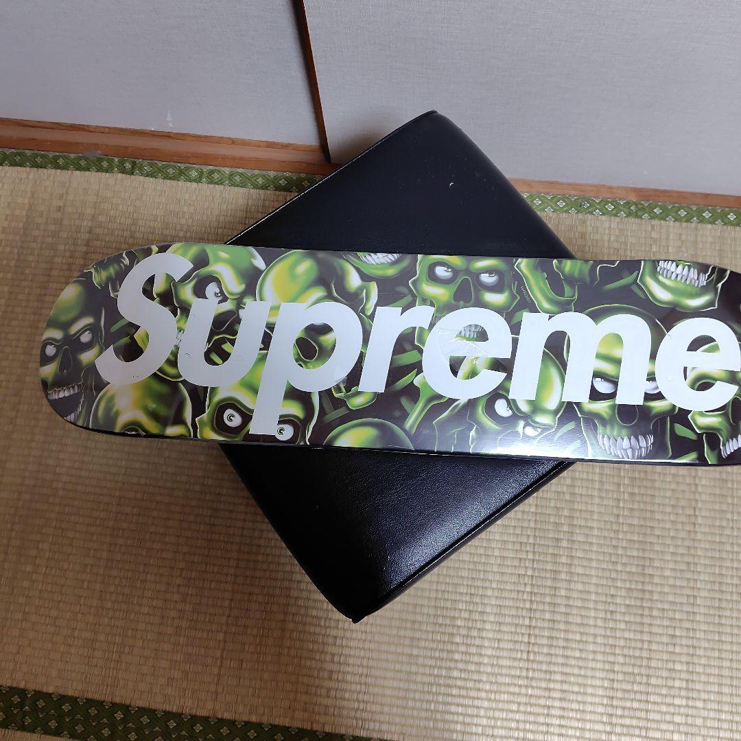 Supreme スケートボード グリーンスカル