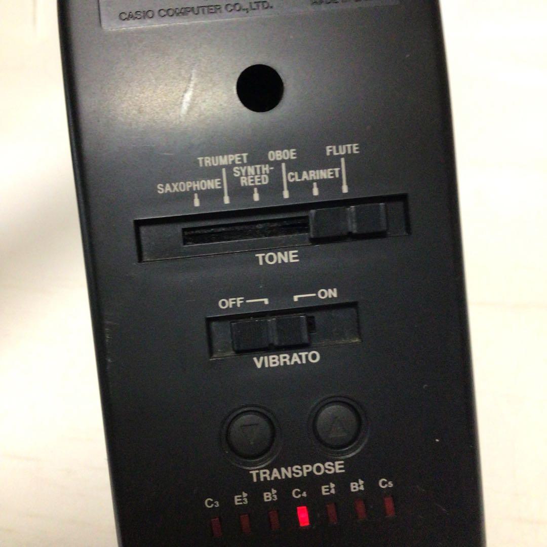 CASIO デジタルホーン　DH-500 電子管楽器 ブラック