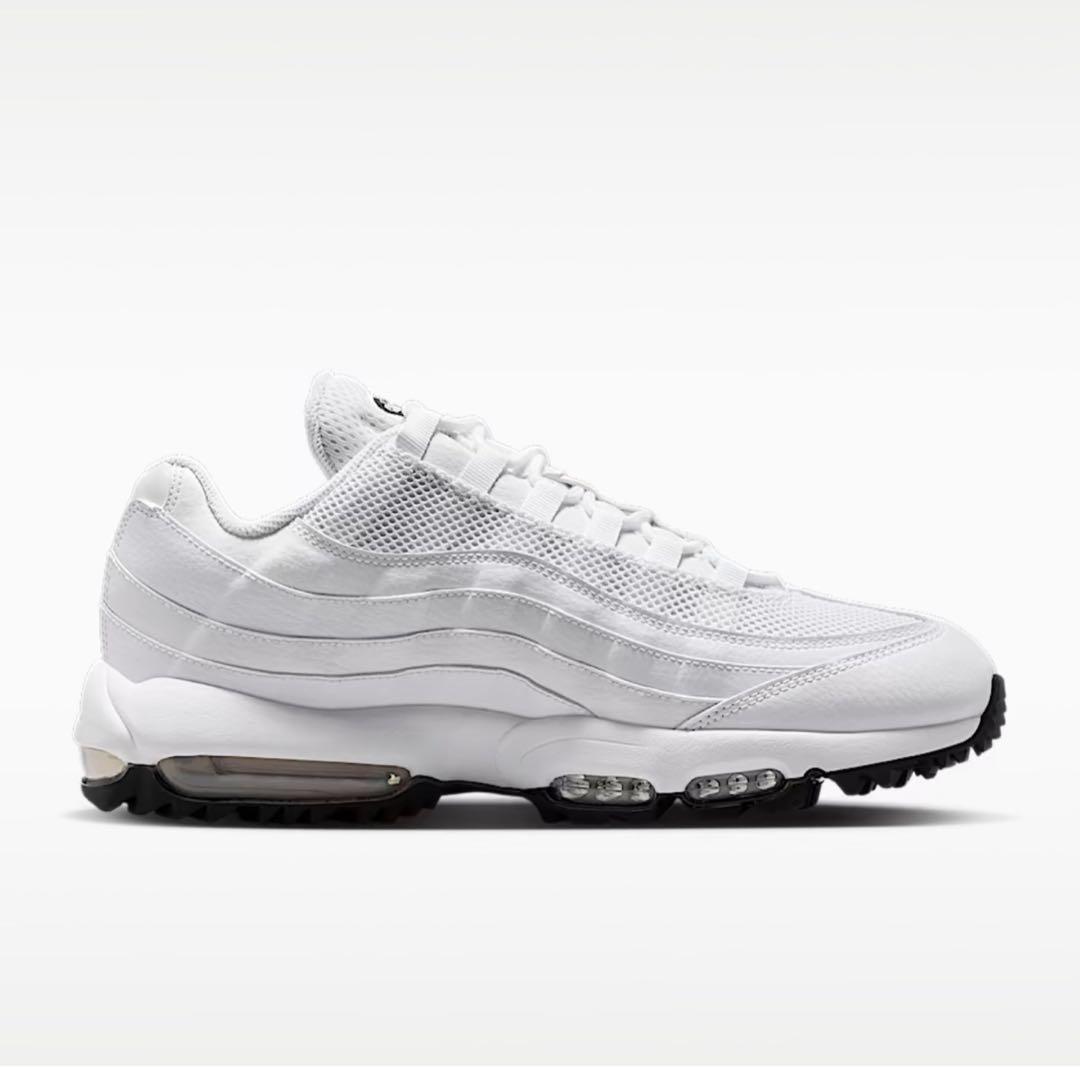 シューズ(男性用) Nike Air Max 95 Golf \"White/Black\"