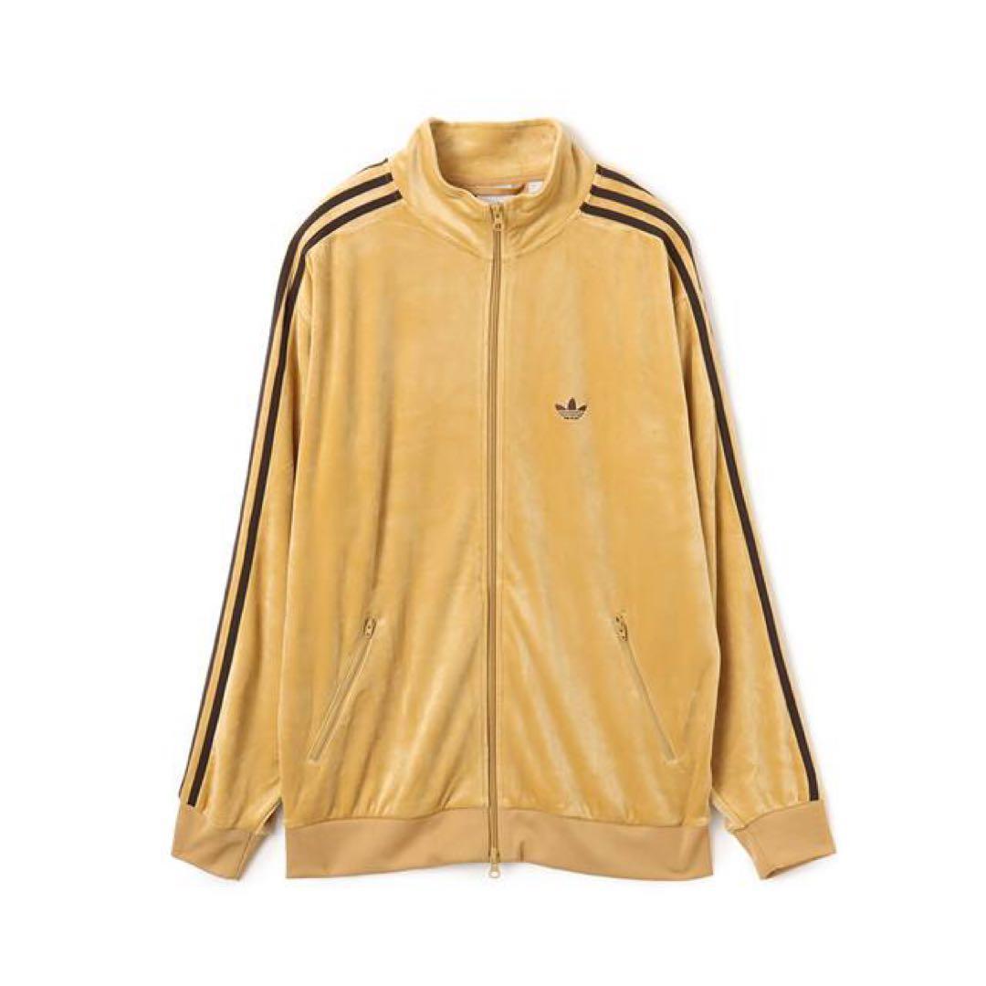adidas ベロア トラックジャケット パンツ 上下 セットアップ XL O