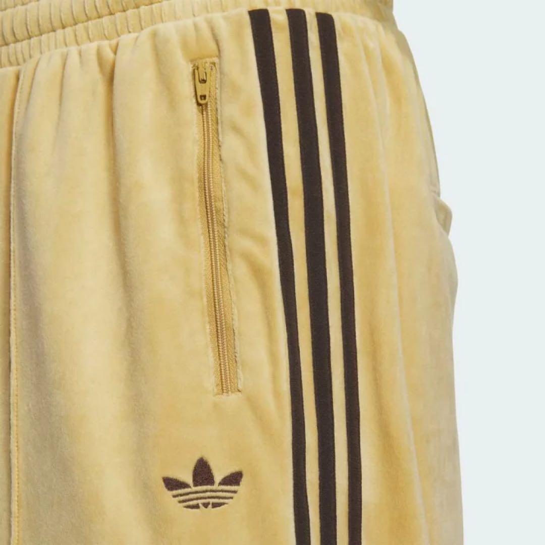 adidas ベロア トラックジャケット パンツ 上下 セットアップ XL O