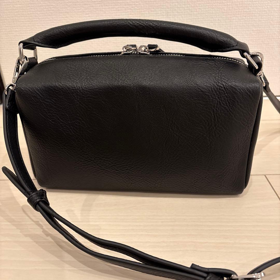 thecle ザクレ　BOX BAG ショルダーバッグ ブラック　2way