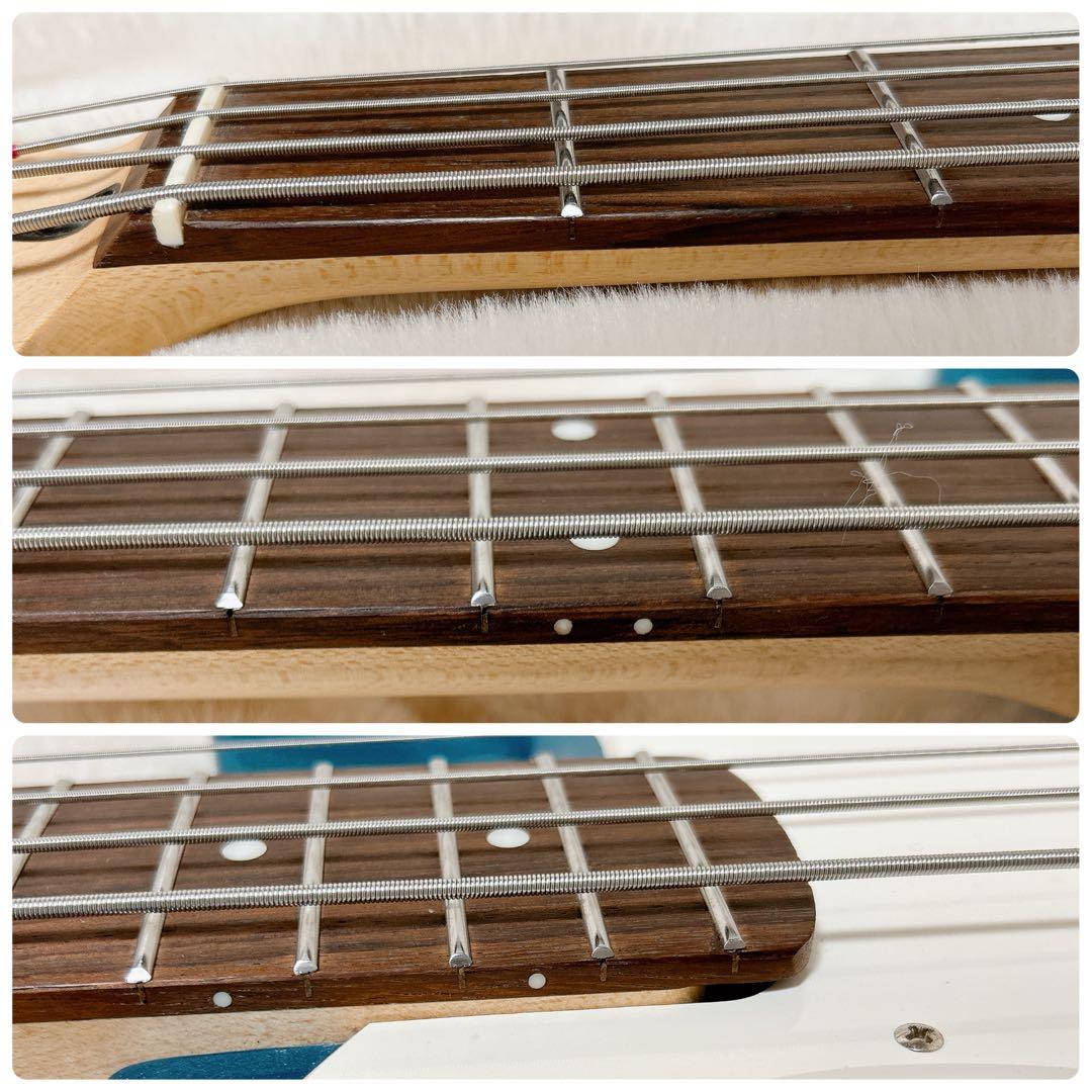 美品 BUSKER’S LJB-Z MBL ジャズベース ブルー エレキベース