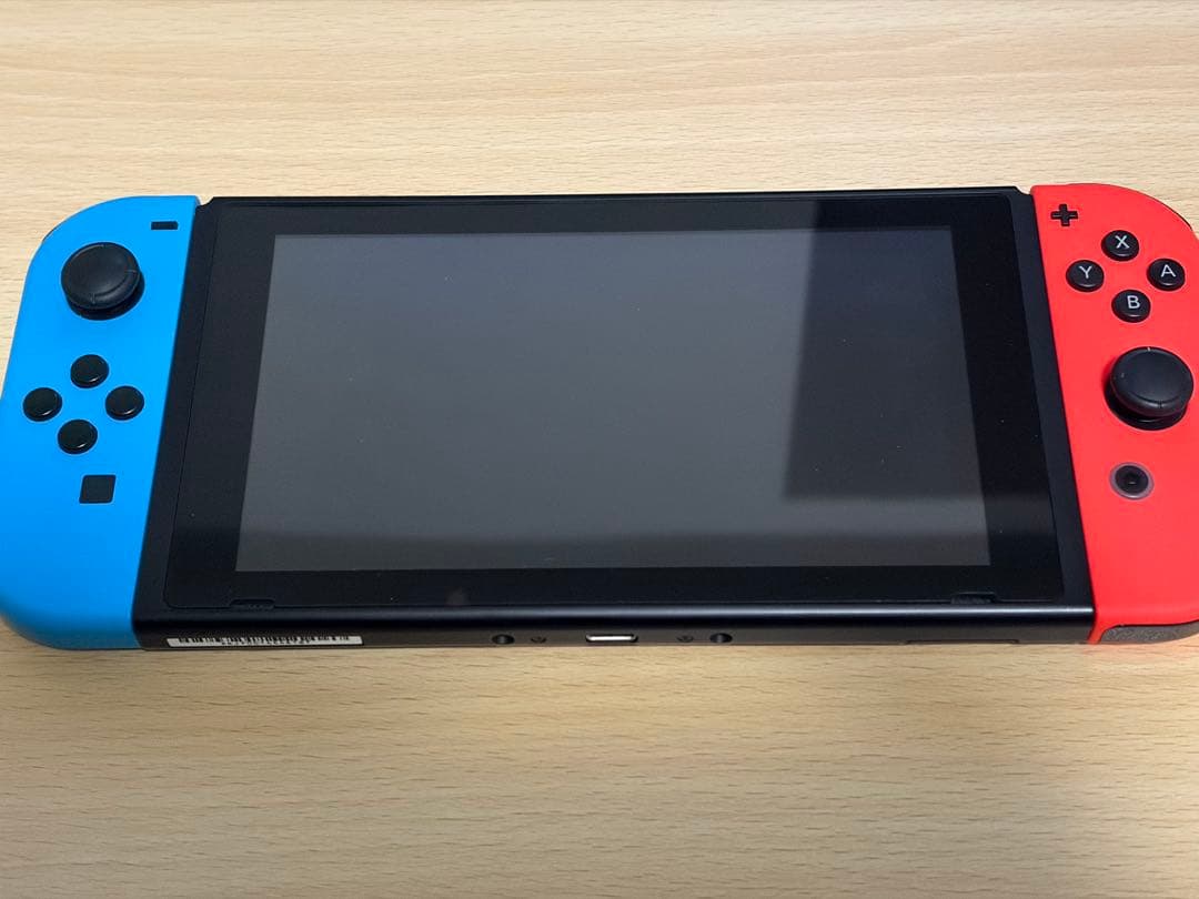 中古　Nintendo Switch 本体 青/赤 バッテリー強化版