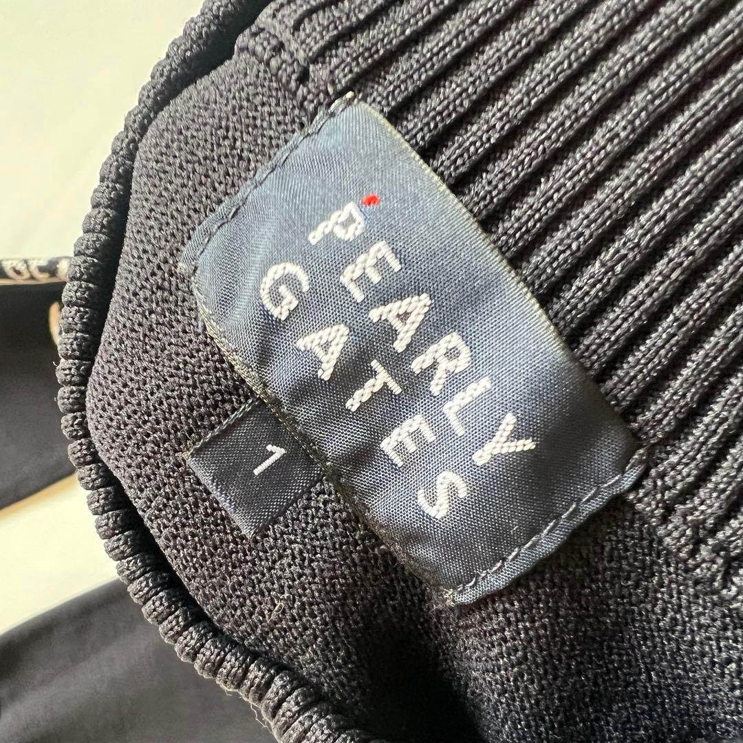 Pearlygates パーリーゲイツ　花柄　セットアップ　ゴルフ　ブラック　黒