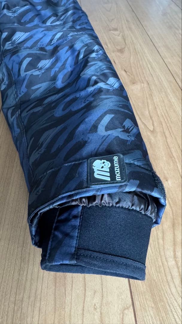 ポール　mazume 迷彩柄 レインウェア 上下セット ファー付き