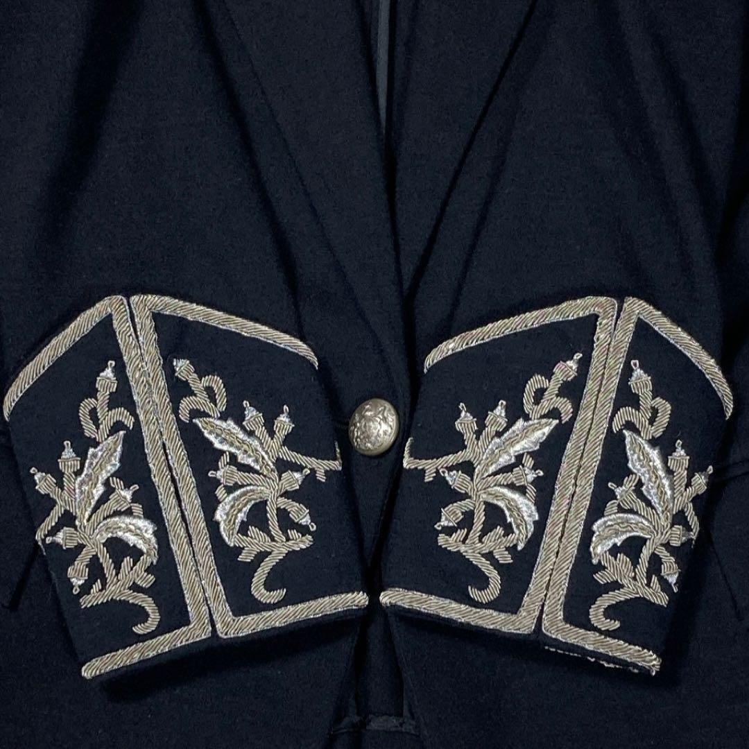 ポロラルフローレン　ナポレオンジャケット　ブラック　銀ボタン　サイズ2(M)