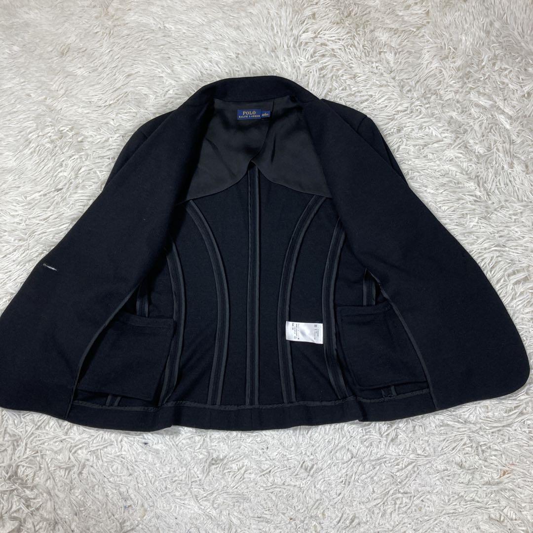 ポロラルフローレン　ナポレオンジャケット　ブラック　銀ボタン　サイズ2(M)