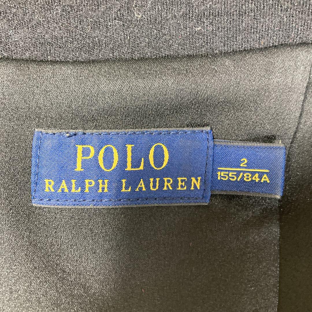 ポロラルフローレン　ナポレオンジャケット　ブラック　銀ボタン　サイズ2(M)