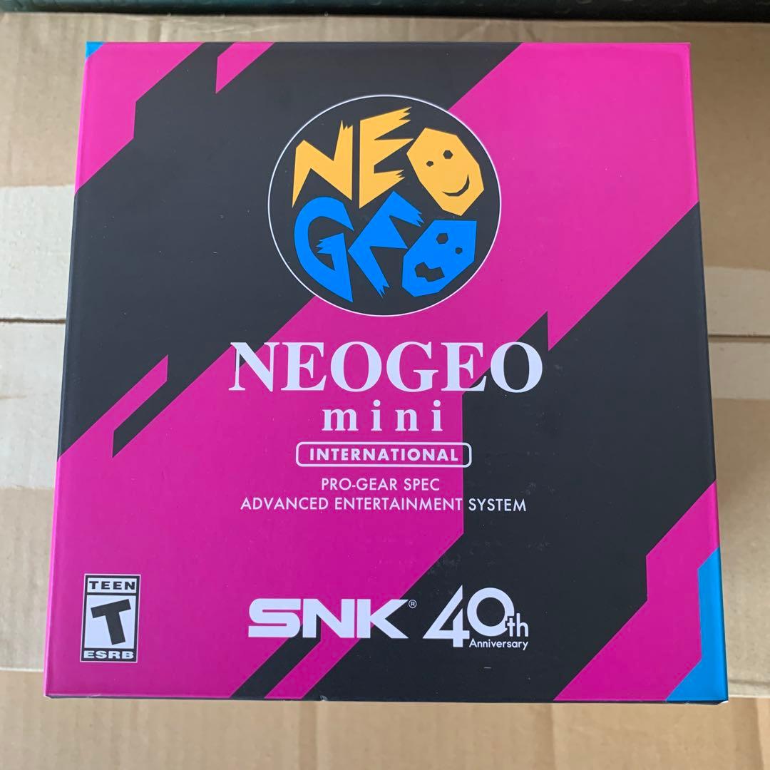 新品未開封 ネオジオミニ インターナショナル 本体 パッド コントローラー