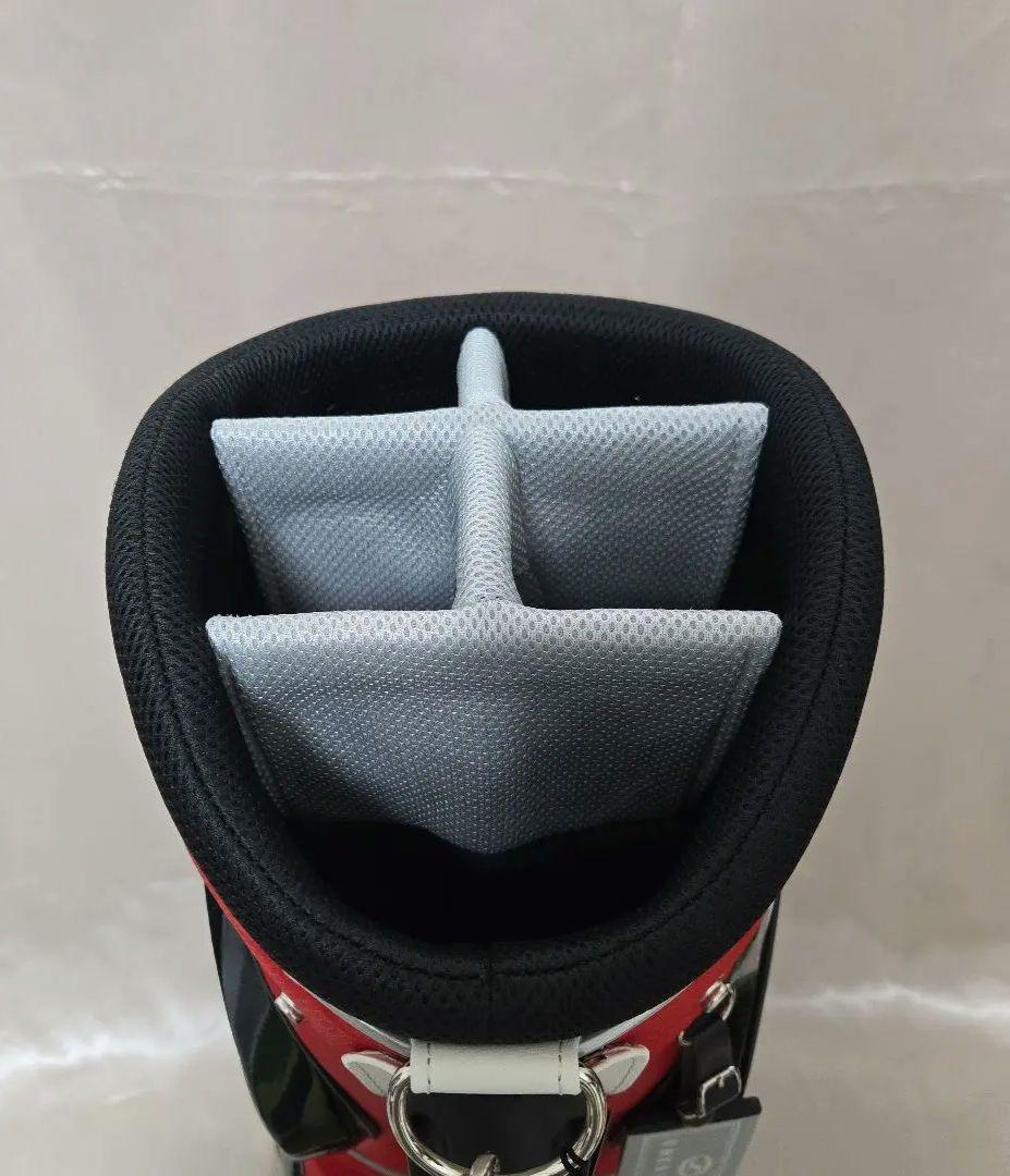 ONESIDER ゴルフキャディバッグ 9.0インチ レッド×ブラック