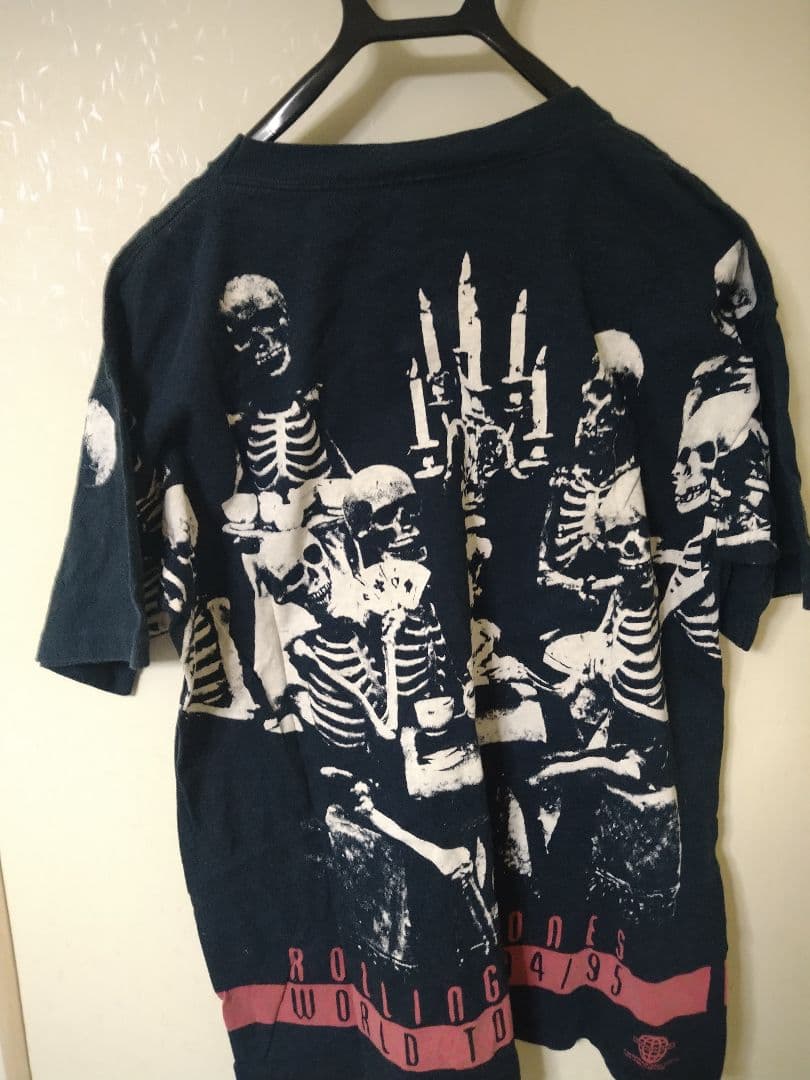 全ドクロ！ローリングストーンズ94/95ツアーTシャツ