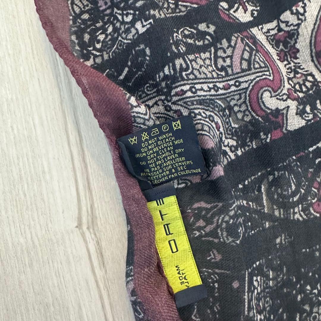 【美品】ETRO ペイズリー柄 メンズ ストール