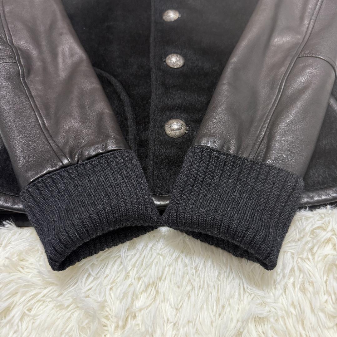 タカ旦那様✨Slow Gun スロウガン 大人のスタジャン アルパカ 羊革 L