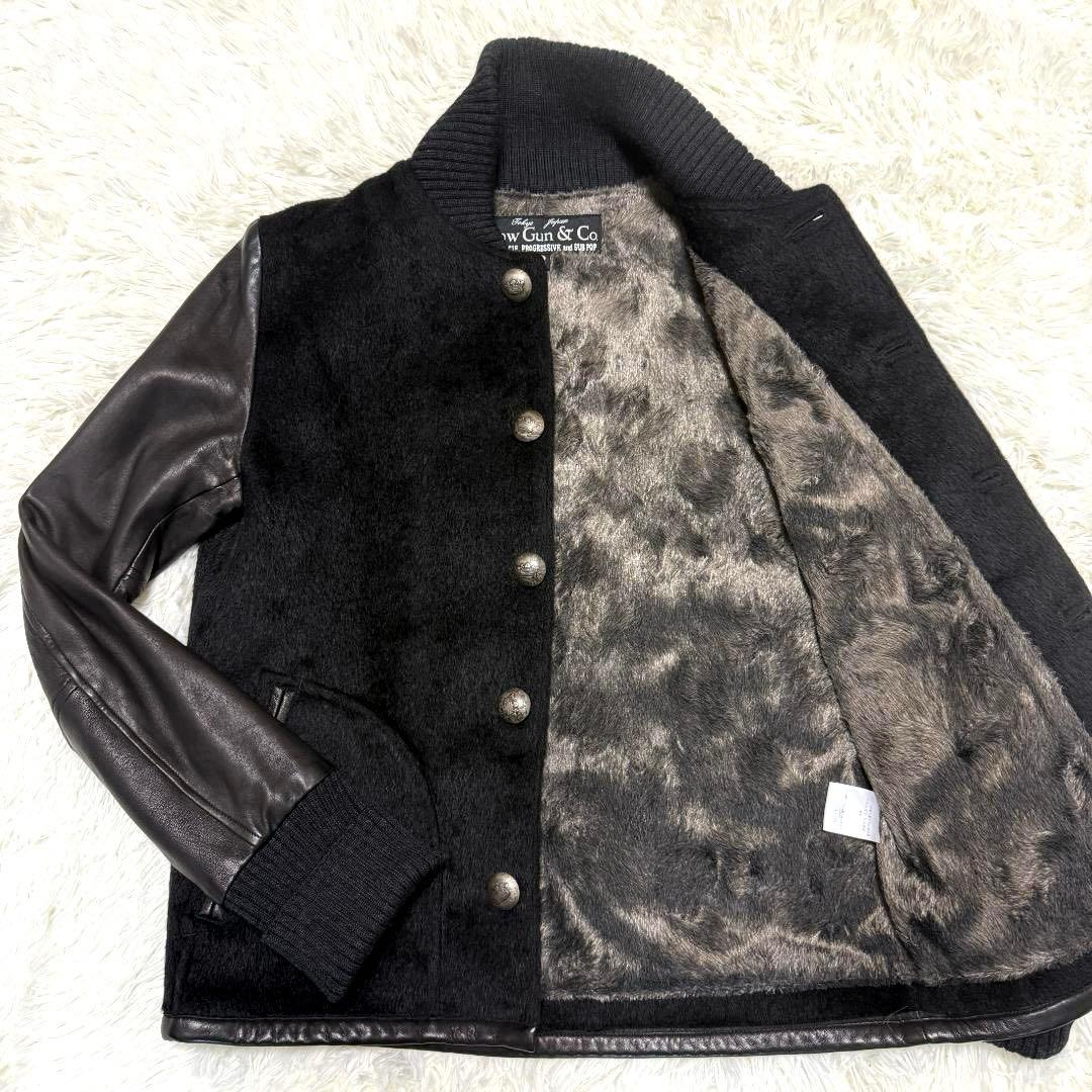 タカ旦那様✨Slow Gun スロウガン 大人のスタジャン アルパカ 羊革 L