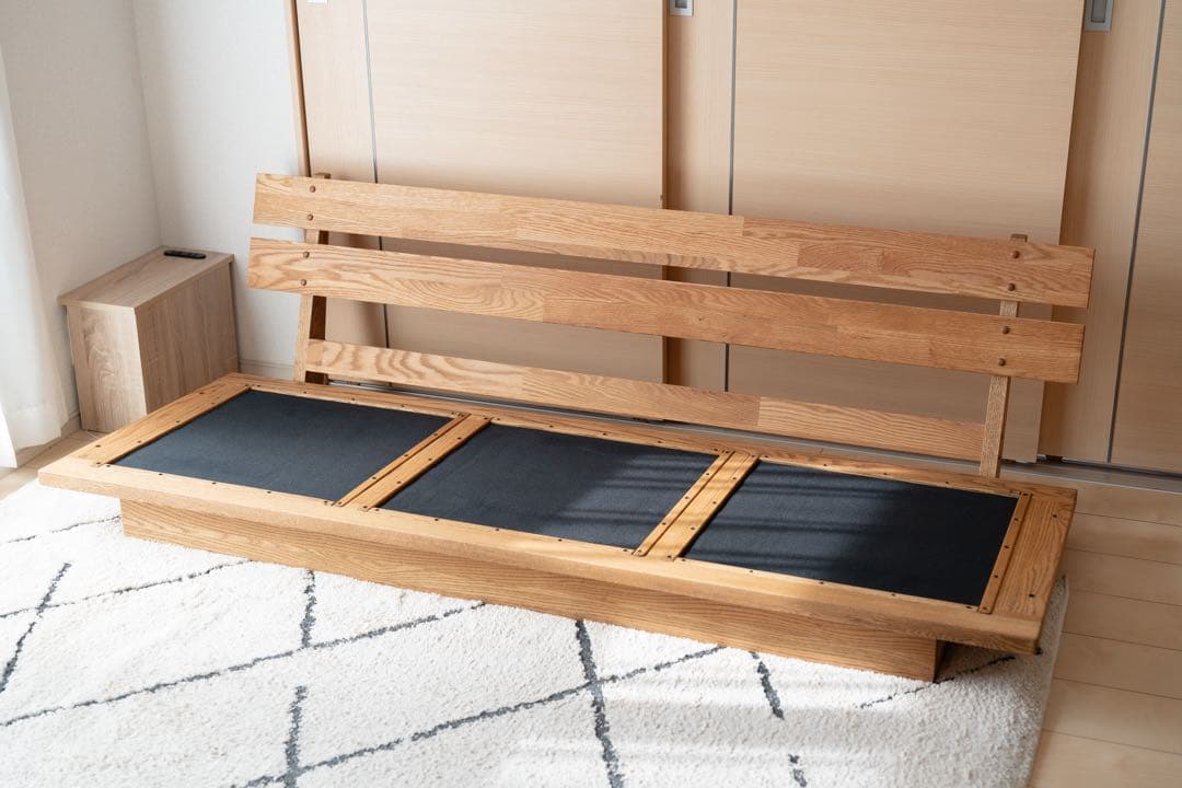 【コリキ】MOMO NATURAL/クラウドローソファ3P/オットマン別売