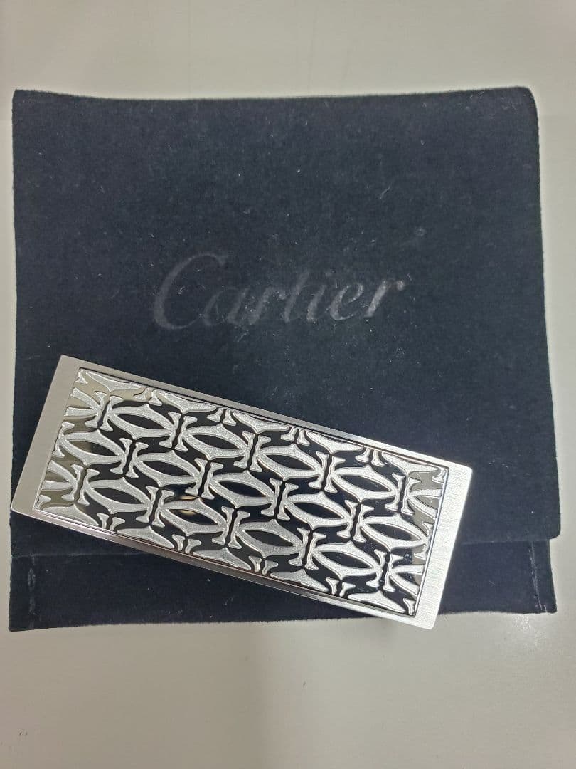 【新品未使用】Cartier カルティエ シルバー マネークリップ