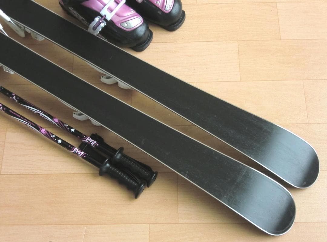 ■■送料無料■Hart■子供用スキーフルセット■板118靴22■WAX済■■