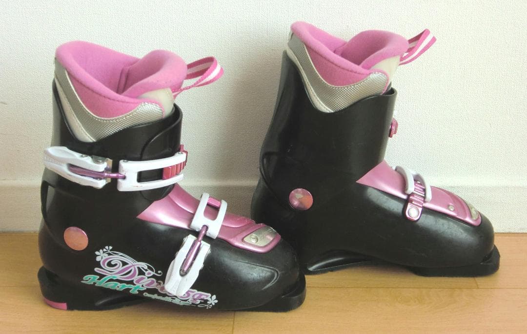 ■■送料無料■Hart■子供用スキーフルセット■板118靴22■WAX済■■