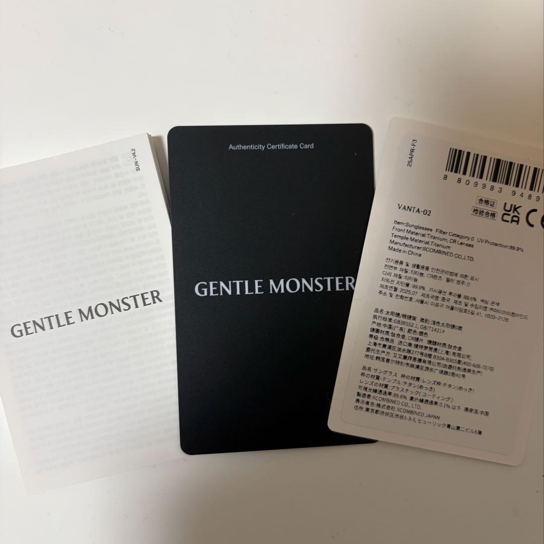GENTLE MONSTER Vanua02 メガネ シルバー