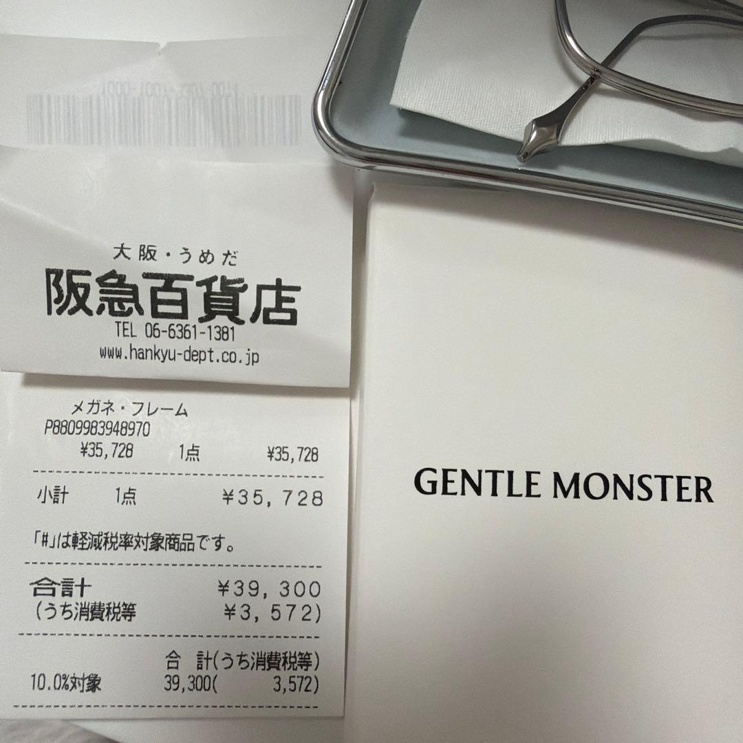 GENTLE MONSTER Vanua02 メガネ シルバー