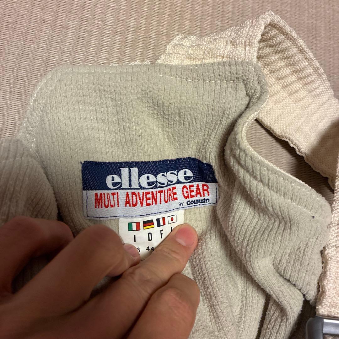ellesse スノーボードウェア 赤/白 フード付き