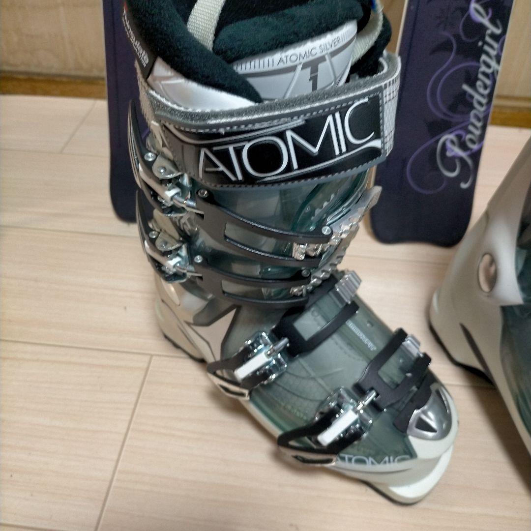 OGASAKA 女性用スキー4点セット Markerバインディング