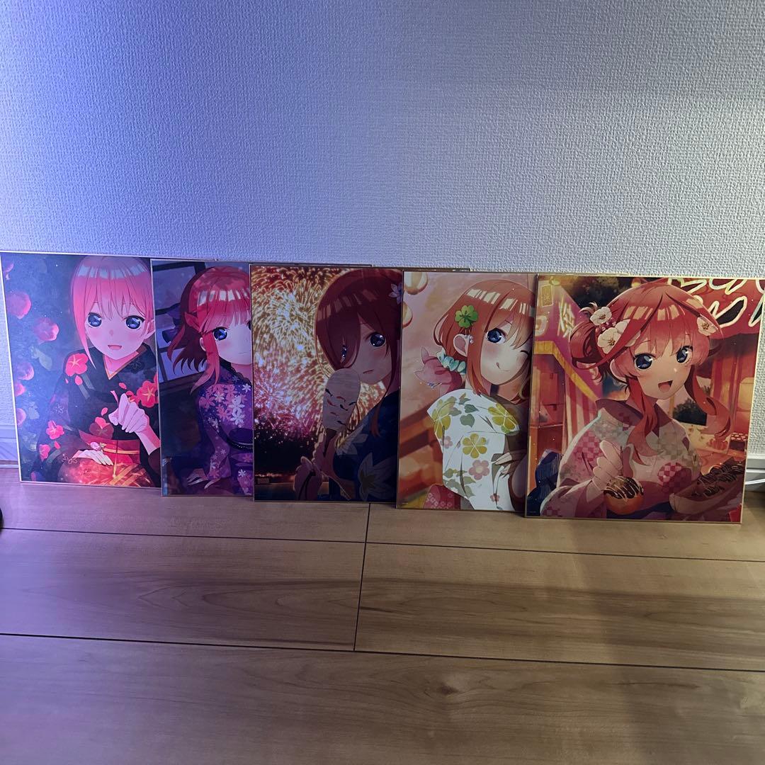 五等分の花嫁 漫画 色紙まとめ売り